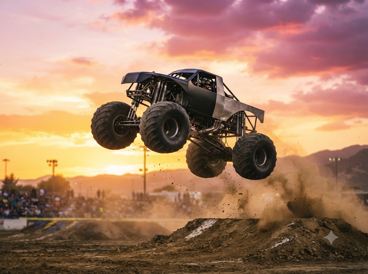 Monster Trucks nameplate